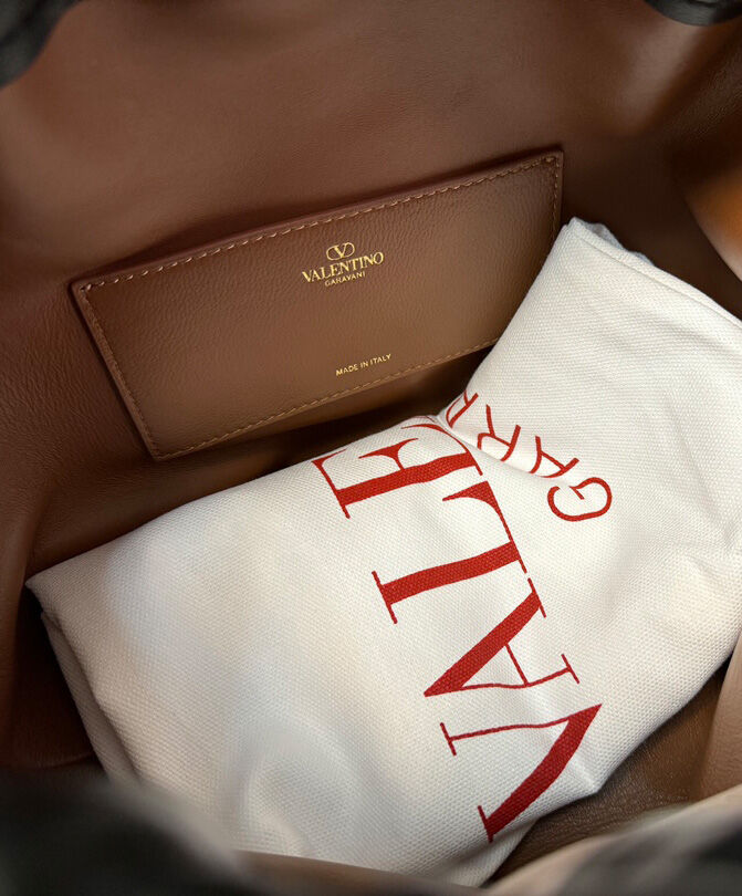 Valentino Vlogo Pouf Nappa Leather Pouch